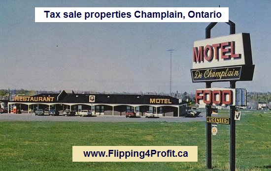 Tax sale properties Champlain, Ontario