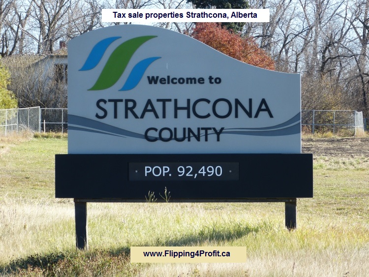 Tax sale properties Strathcona - Alberta