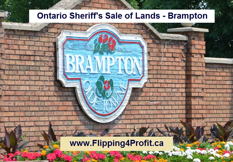 Ontario Sheriff's Sale of Lands - Brampton
