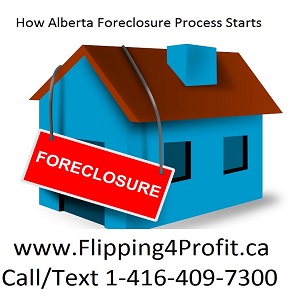 How Alberta Foreclosure Process starts?