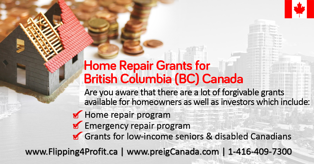 BC Home Repair Grants