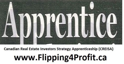 Canadian real estate investors strategy Apprenticeship