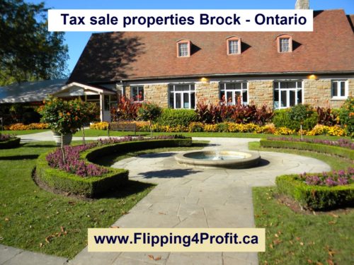Tax sale properties Brock - Ontario